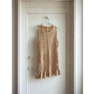 Smocked Bodycon Mini Dress